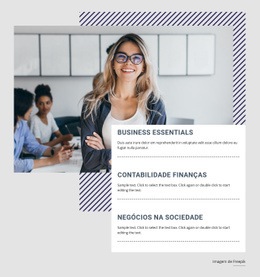 Cursos De Finanças - Lindo Modelo HTML5