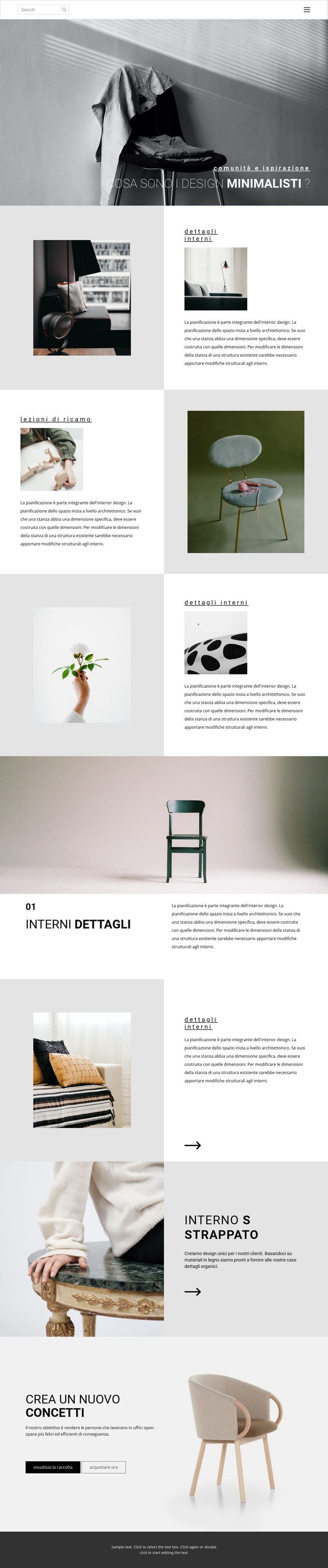 Rendi speciale la tua casa Mockup del sito web