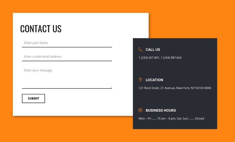 Connecting with us CSS Template