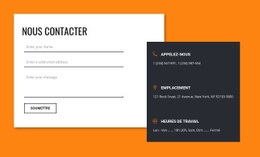 Une Conception De Site Web Exclusive Pour Se Connecter Avec Nous