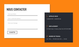 Se Connecter Avec Nous - Modèle Polyvalent D'Une Page