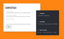 Connettiti Con Noi Modello Di Modulo CSS