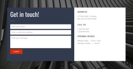 Contact Form With Background Free CSS Template