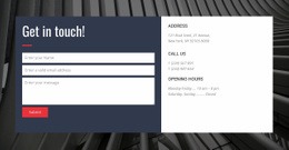 Contact Form With Background