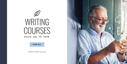 Writing Courses - HTML5 Page Template