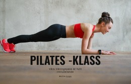 Pilates Klass - Webbplatsmallar