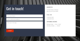 Contact Form With Background - WordPress Theme