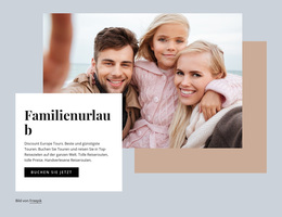Familienurlaub – Benutzerfreundliches WordPress-Theme