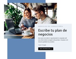 Escribe Tu Plan De Negocios - Inspiración Para El Diseño De Sitios Web