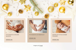 Fotografía De Recién Nacidos Y Bebés - Descarga De Plantilla HTML