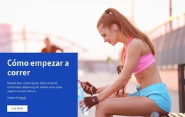 Cómo Empezar A Correr - Tema De Sitio Web Listo