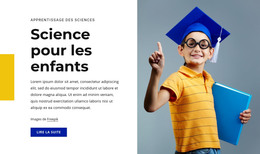 Cours De Science Pour Enfants – Page De Destination HTML