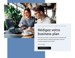 Rédigez Votre Business Plan - Modèle Entièrement Réactif