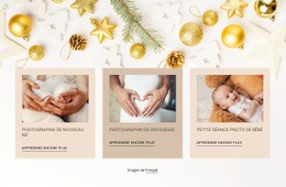 Photographie De Nouveau-Né Et Bébé - Modèle HTML5 Personnalisé