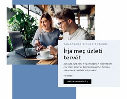 Reszponzív Websablon A Következőhöz: Írja Meg Üzleti Tervét