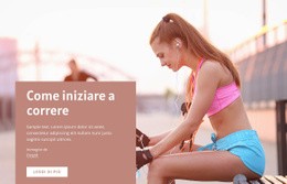 Come Iniziare A Correre: Modello HTML5 Moderno