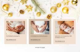 Fotografia Di Neonati E Bambini - Modello Di Sito Web Aziendale Premium