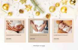 Pasgeboren En Babyfotografie - HTML-Paginasjabloon