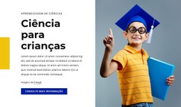 Curso De Ciências Para Crianças - Construtor De Sites Para Qualquer Dispositivo