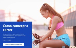 HTML Responsivo Para Como Começar A Correr