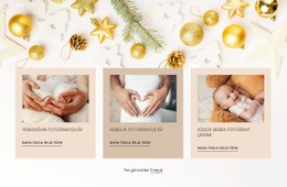 Yenidoğan Ve Bebek Fotoğrafçılığı Için Özel Açılış Sayfası
