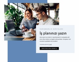 İş Planınızı Yazın Için Çarpıcı Web Tasarımı