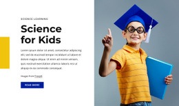 Science For Kids Course Html5 Website