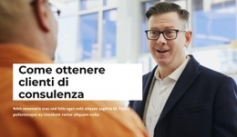 Consulenza Ai Clienti - Pagina Di Destinazione HTML5