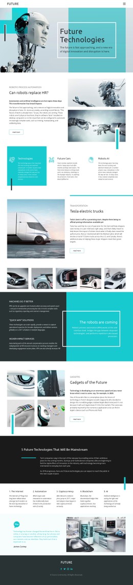 510 Technology CSS Templates | Nicepage