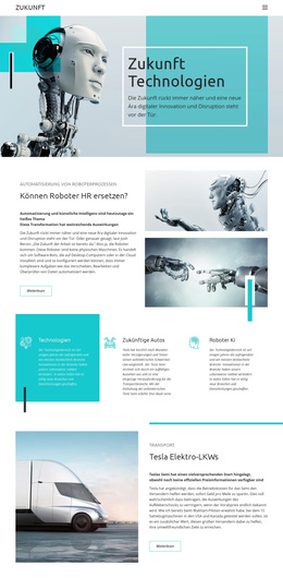 Zukunfts-Technologie – WordPress-Theme