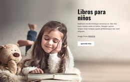Libros Para Niños: Plantilla De Sitio Web Adaptable