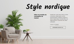 Style Nordique - HTML Site Builder