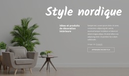 Modèle Joomla Pour Style Nordique