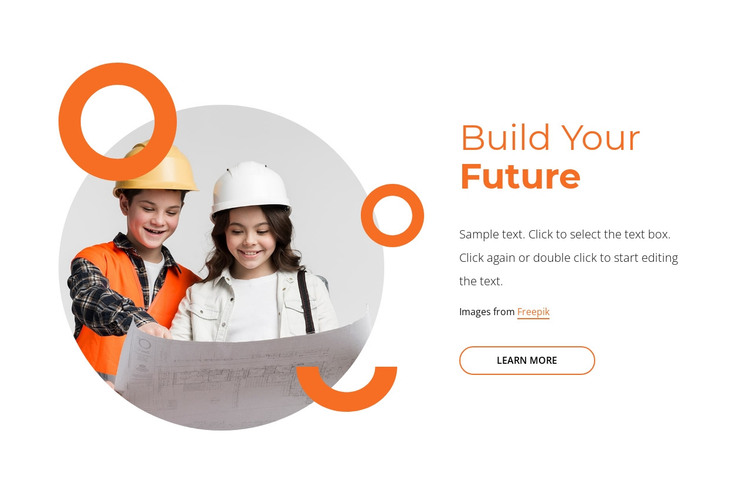 Future-proof your child's learning HTML Template