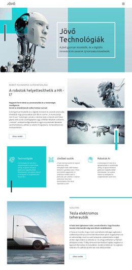 Lenyűgöző Webdizájn A Jövő Technológiája Számára