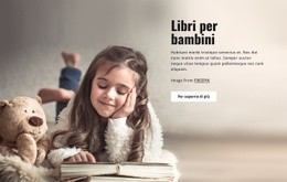 Libri Per Bambini - Modello Di Mockup Del Sito Web