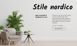 Stile Nordico: Modello HTML5 Semplice