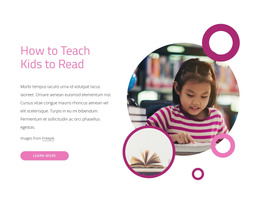 How To Teach Kids To Read Education Template