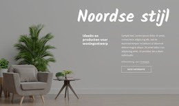 Scandinavische Stijl - Gratis Sjabloon