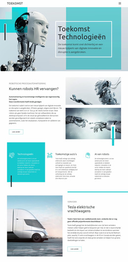 Toekomstige Technologie - Moderne Joomla-Sjabloon