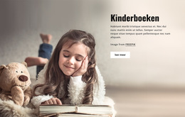 Boeken Voor Kinderen - Responsieve Websitesjabloon