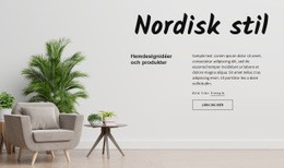Nordisk Stil - Mall För Mobilwebbplats