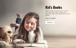 Books For Kids - Website Mockup