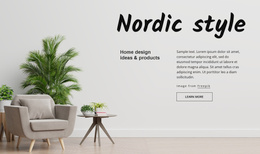 Nordic Style - Mobile Website Template