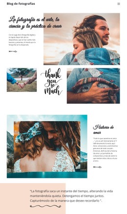 Plantilla HTML5 Más Creativa Para Fotografía Creativa