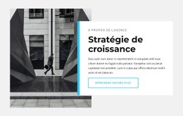 Notre Stratégie De Croissance - Maquette De Conception Web