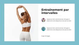 Interval Training - Modèle De Page HTML