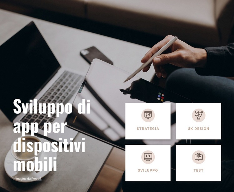 Rendi il lancio della tua app un successo Costruttore di siti web HTML