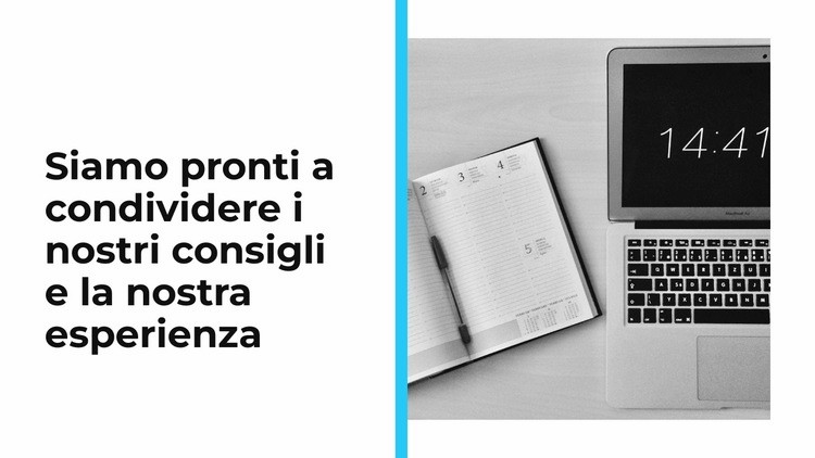 Il business innovativo è la nostra sfera Mockup del sito web