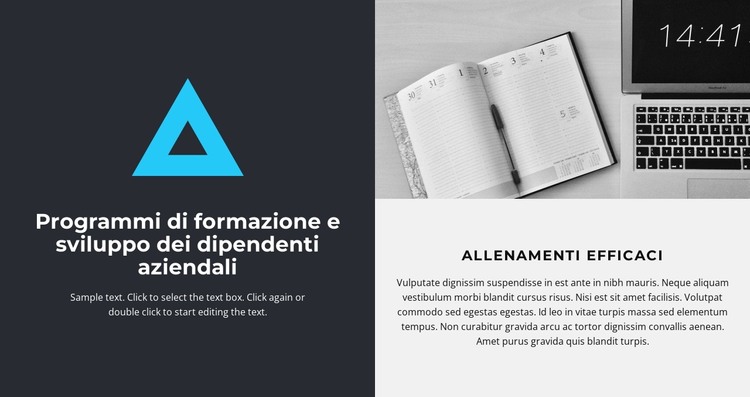 Idee brillanti Modello HTML